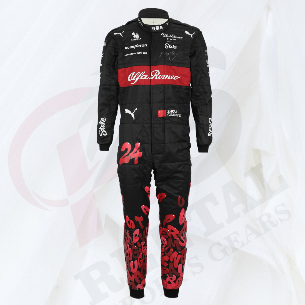 Zhou Guanyu 2023 DUTCH GP F1 Race Suit Alfa Romeo RACE WEEKEND