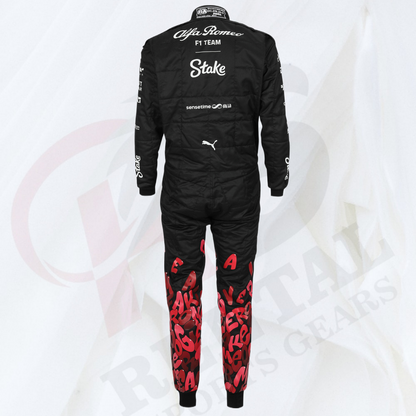 Zhou Guanyu 2023 DUTCH GP F1 Race Suit Alfa Romeo RACE WEEKEND