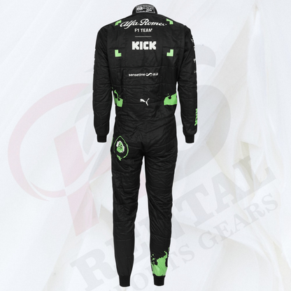 VALTTERI BOTTAS 2023 ALFA ROMEO F1 TEAM KICK RACE SUIT - BELGIAN GP