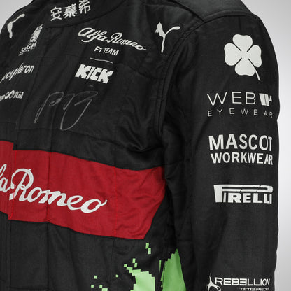 ZHOU GUANYU F1 TEAM RACE SUIT BELGIAN GP ALFA ROMEO 2023