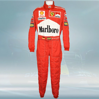 1997 Michael Schumacher Canadian Grand Prix Scuderia Ferrari F1 Embroidery Suit