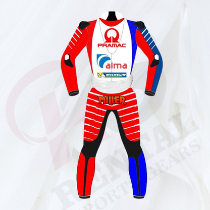 JACK MILLER DUCATI MOTOGP 2019 RACING LEATHER SUIT - Rental Sports
