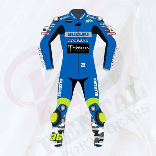 JOAN MIR SUZUKI MOTORCYCLE MOTOGP LEATHER SUIT 2021