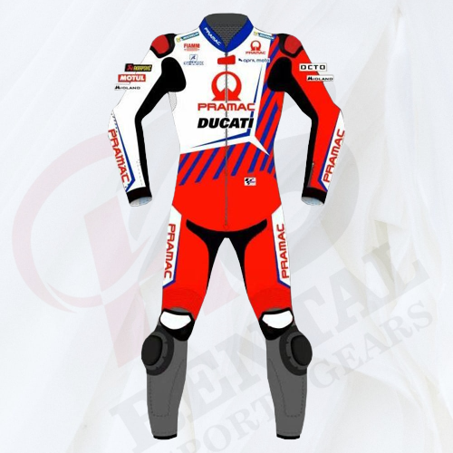 JOHANN ZARCO MOTOGP Racing Suit 2021 DUCATI LEATHER PRAMAC