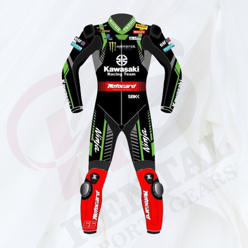 KAWASAKI NINJA MOTORCYCLE LEATHER SUIT