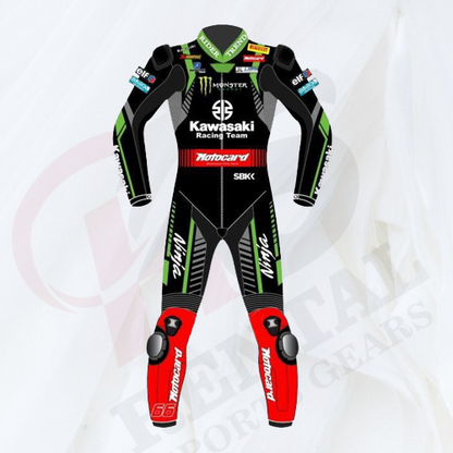 KAWASAKI NINJA MOTORCYCLE LEATHER SUIT