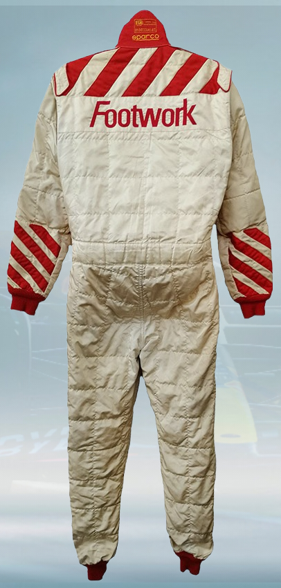 1991 Michele Alboreto Race Worn Footwork F1 Suit