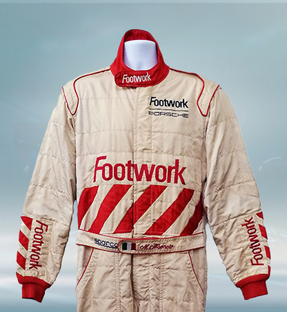 1991 Michele Alboreto Race Worn Footwork F1 Suit
