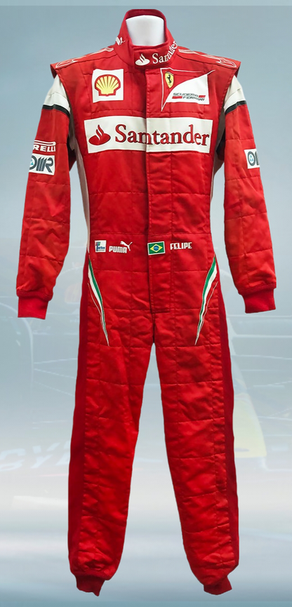 2011 Felipe Massa Race Scuderia Ferrari F1 Puma Suit