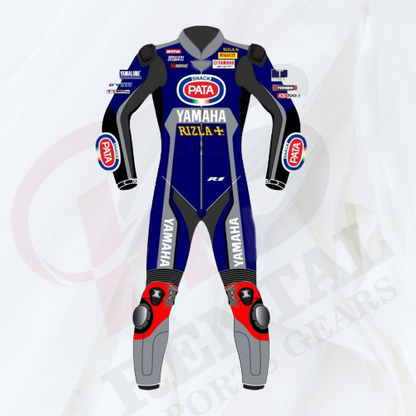 PATA YAMAHA MOTORCYCLE LEATHER Race SUIT 2020