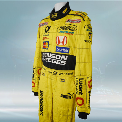 2001 Justin Wilson Benson & Hedges Jordan F1 Suit