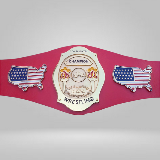 NWA Continental USA Heavyweight Wrestling Champion Belt