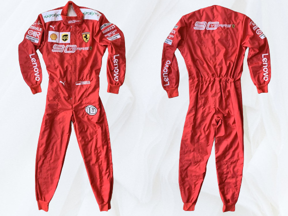 Charles Leclerc 2019 Ferrari 90Years Embroidered race suit | F1 Replica Embroidery Race Suit