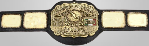 Campeon Nacional LUCHA LIBRE Mexico Comision Femenil National Champion Belt