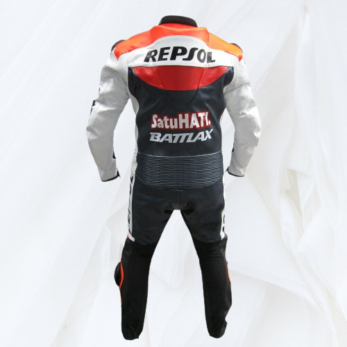 Honda Repsol Cowhide Leather Suit Motorbike Leather Racing Suit