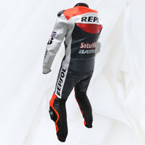Honda Repsol Cowhide Leather Suit Motorbike Leather Racing Suit