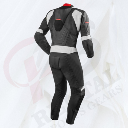 Cowhide Leather Motorbike Racing Suit with CEPadding