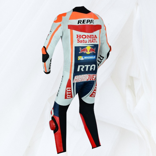 Marc Marquez Honda Repsol MotoGP 2019 Cowhide MotorBike Racing Suit
