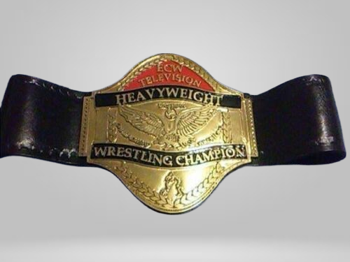 ECW Television Heavyweight Eastern Wrestling Champion Belt Rob Van Dam Johnny Ho