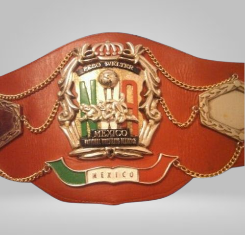 NWA Peso Welter Mexico Champion Belt National Wrestling Alliance Wrestling Old