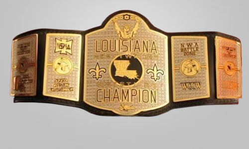 NSWA Louisiana Mid-South Championship Belt Old School Wrestling Champion