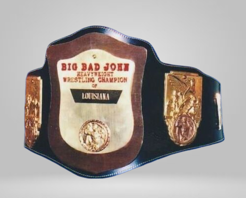 Big Bad John Heavyweight Wrestling Louisiana Champion Belt Professional