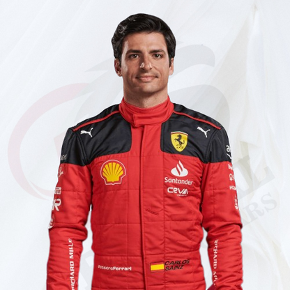 Carlos Saniz 2023 F1 Ferrari Suit Race - Rental Sports