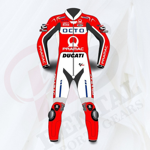 SCOTT REDDING DUCATI PRAMAC 2017 MOTOGP LEATHER Race SUIT - Rental Sports