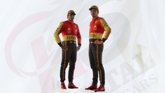 Carlos Sainz 2023 Italian GP Ferrari Race Suit F1