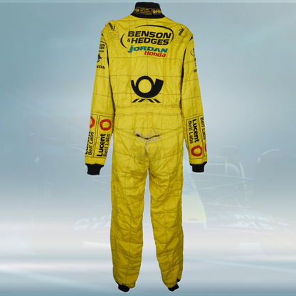 2001 Justin Wilson Benson & Hedges Jordan F1 Suit