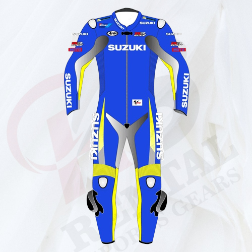 SUZUKI MOTORBIKE LEATHER BIKER SUIT