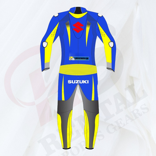 SUZUKI MOTORBIKE LEATHER BIKER SUIT - Rental Sports
