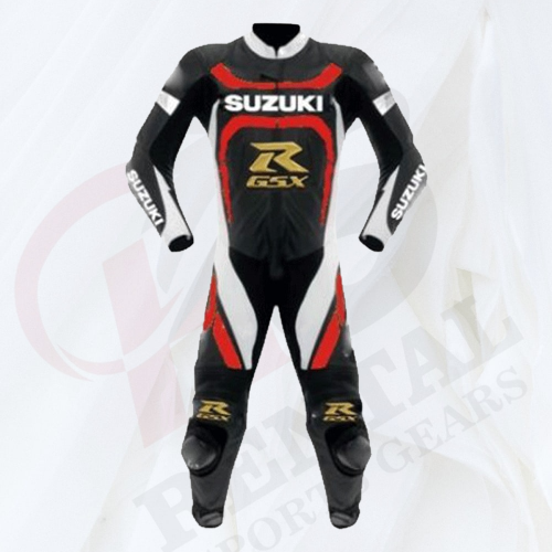 SUZUKI MOTORCYCLE RACE LEATHER SUIT