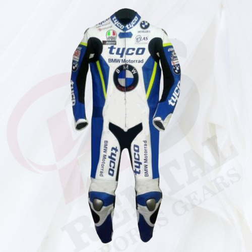 TYCO BMW BSB LEATHER MOTORCYCLE RACE SUIT - Rental Sports