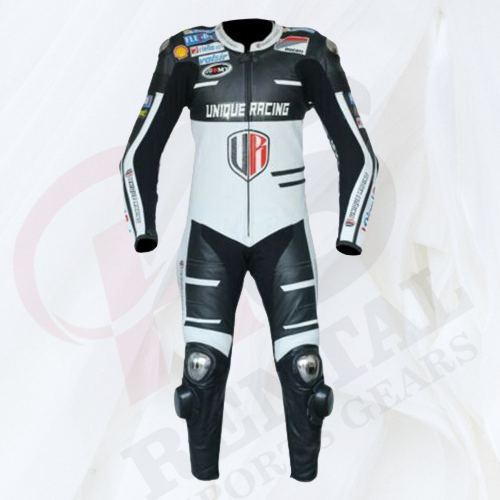 UNIQUE RACING DUCATI MOTORCYCLE LEATHER RACE SUIT