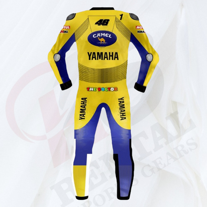 VALENTINO ROSSI YAMAHA CAMEL LEATHER 2006 RACE SUIT