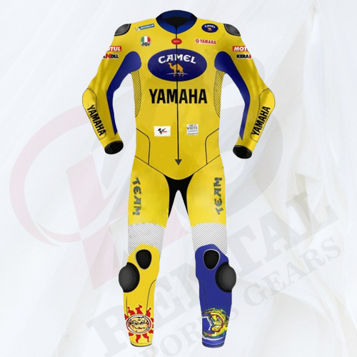 VALENTINO ROSSI YAMAHA CAMEL LEATHER 2006 RACE SUIT