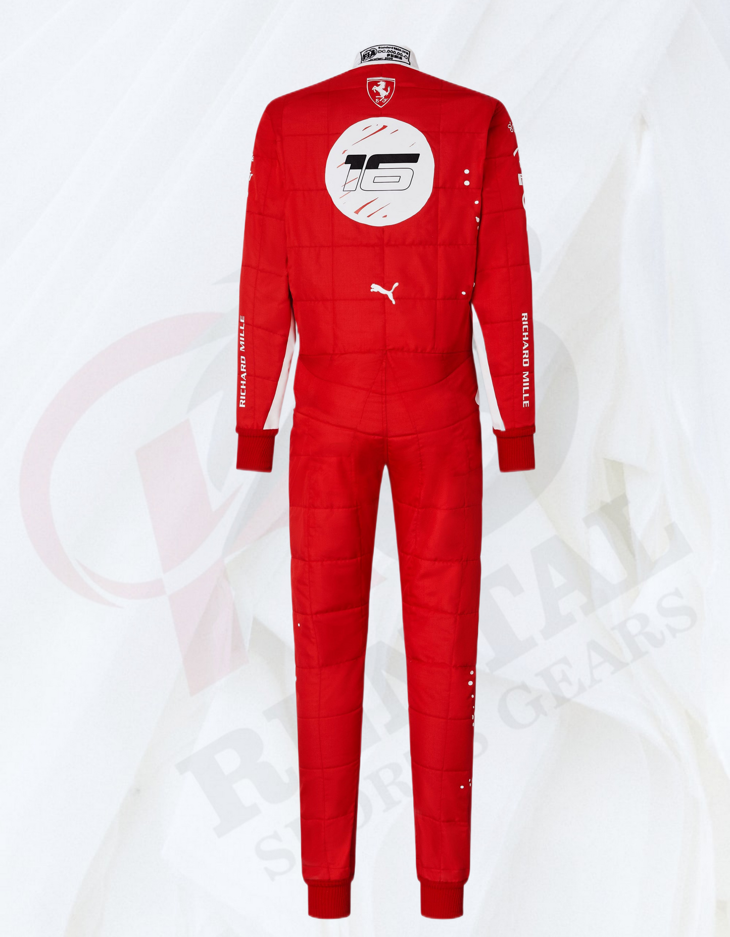 Charles Leclrec 2023 Ferrari Las Vegas Race suit F1
