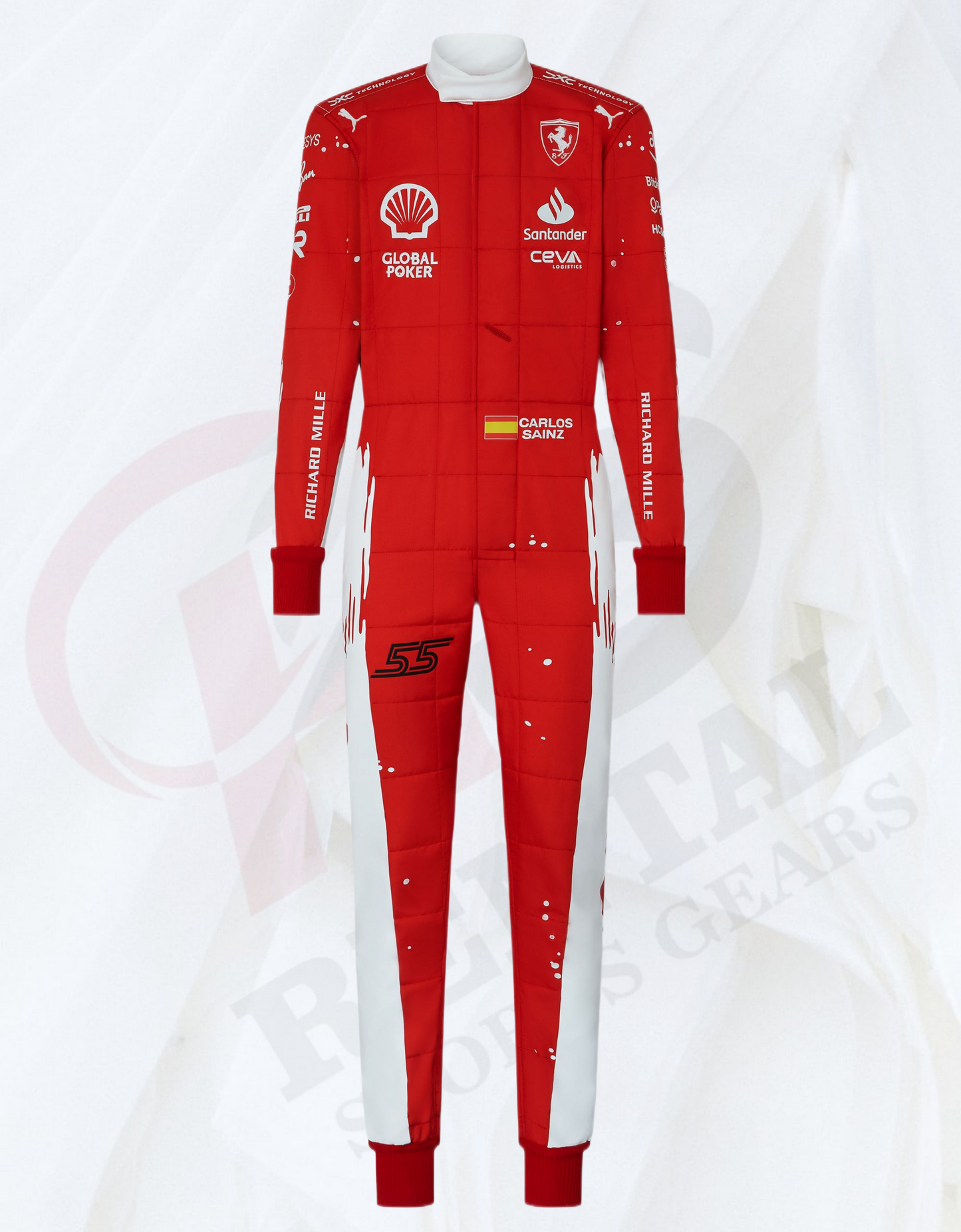 2023 Scuderia Ferrari Las Vegas Carlos Saniz Race suit F1
