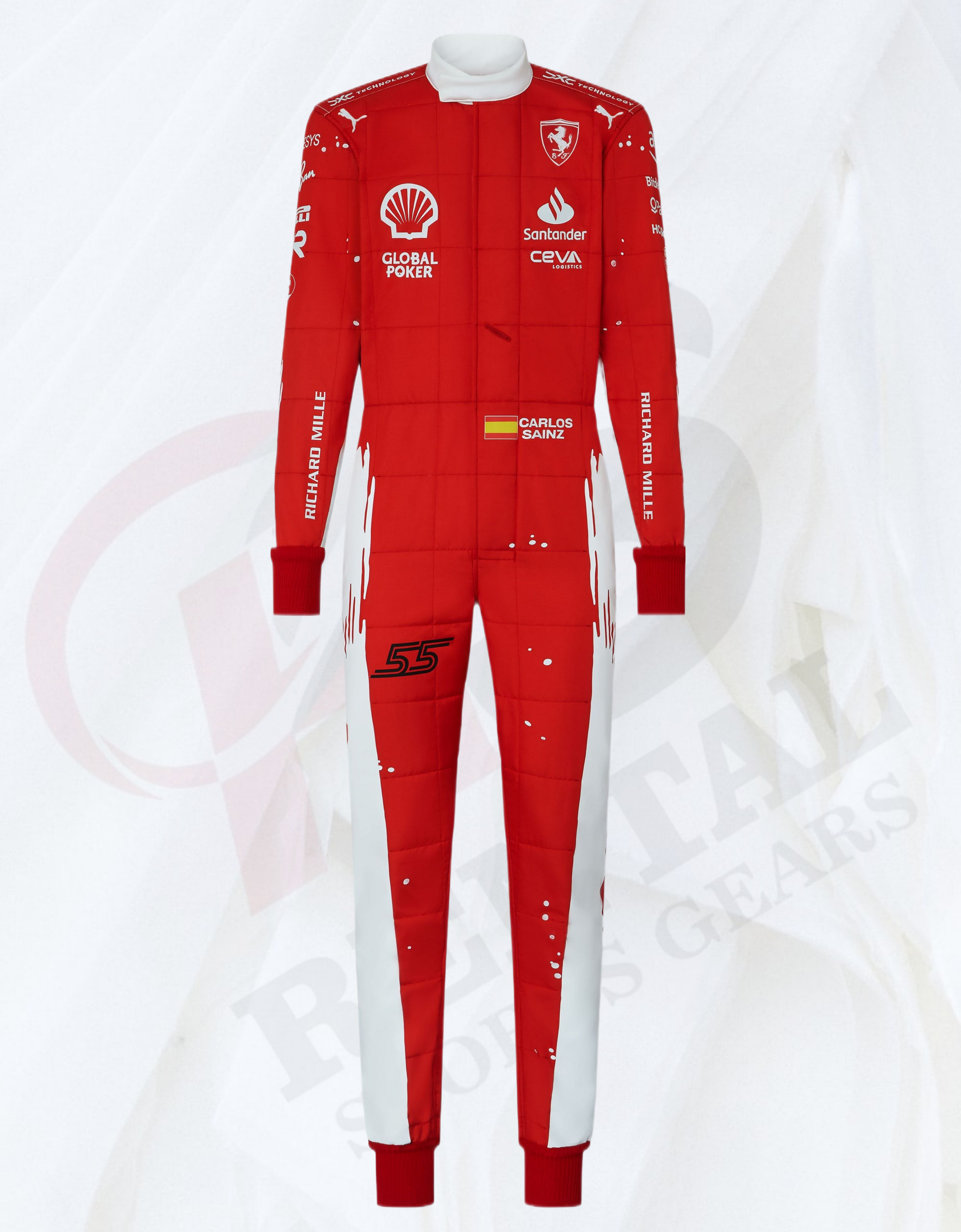 2023 Scuderia Ferrari Las Vegas Carlos Saniz Race suit F1