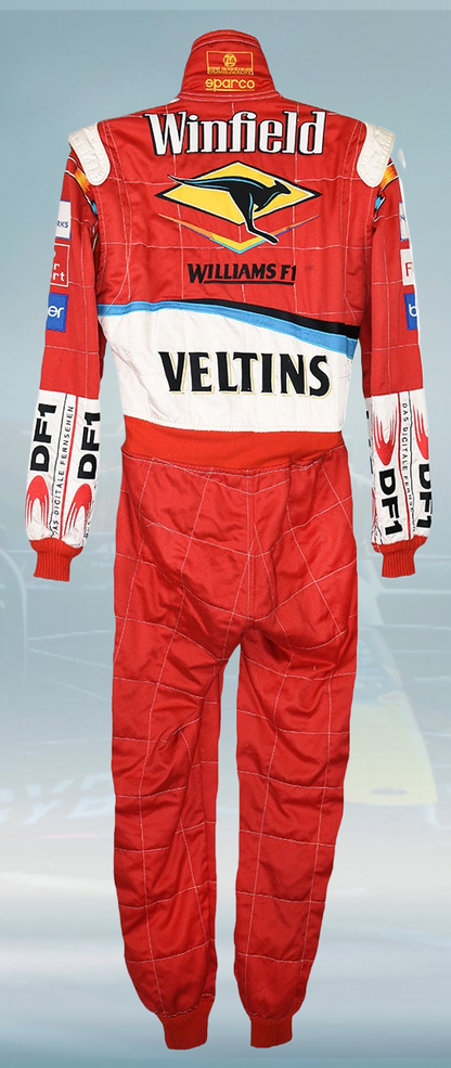 1999 Alex Zanardi Race Winfield Williams F1 Suit