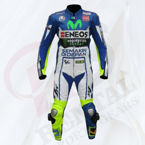 YAMAHA MOVISTAR MOTORCYCLE LEATHER RACING SUIT