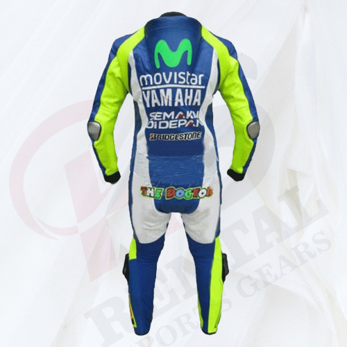 YAMAHA MOVISTAR MOTORCYCLE LEATHER RACING SUIT