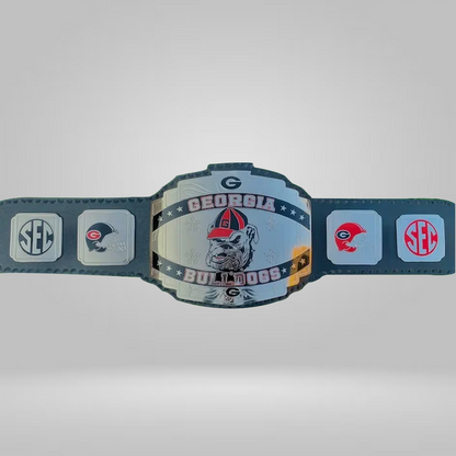 GEORGIA BULLDOG NATIONAL CUSTOMIZED CHAMPIONSHIP TITLE BELT REPLICA