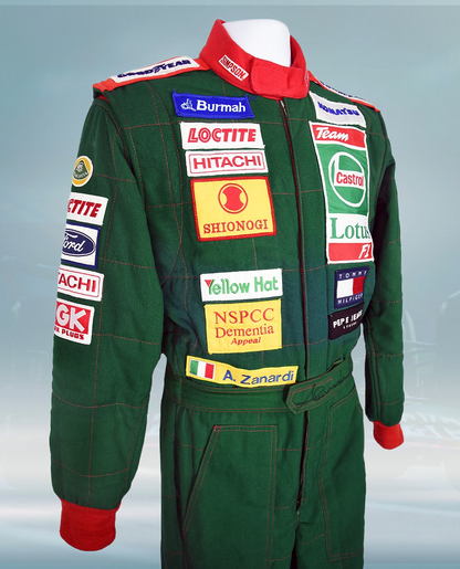 1993 Alex Zanardi Race Castrol Team Lotus F1 Suit