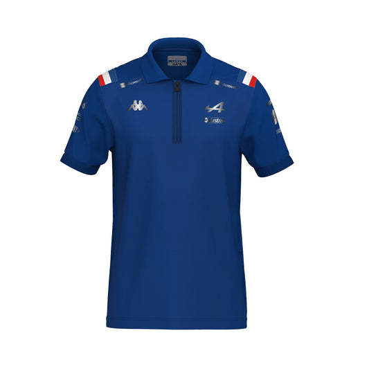 2022 Alpine F1 Team Men's Polo Shirt Blue