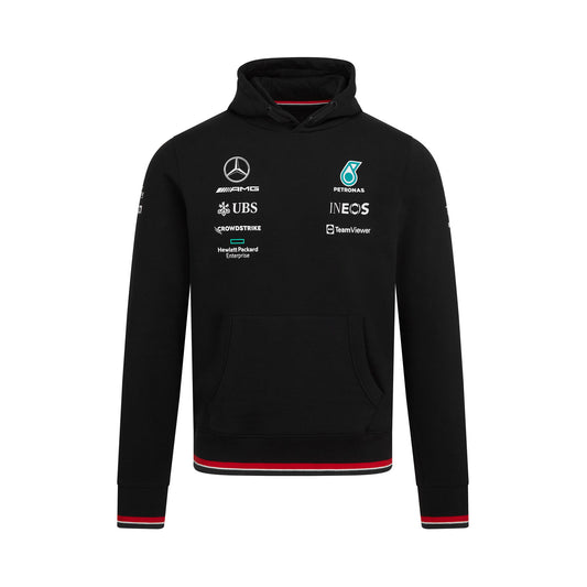 2022 Men's Hoodie Team Black Mercedes AMG F1