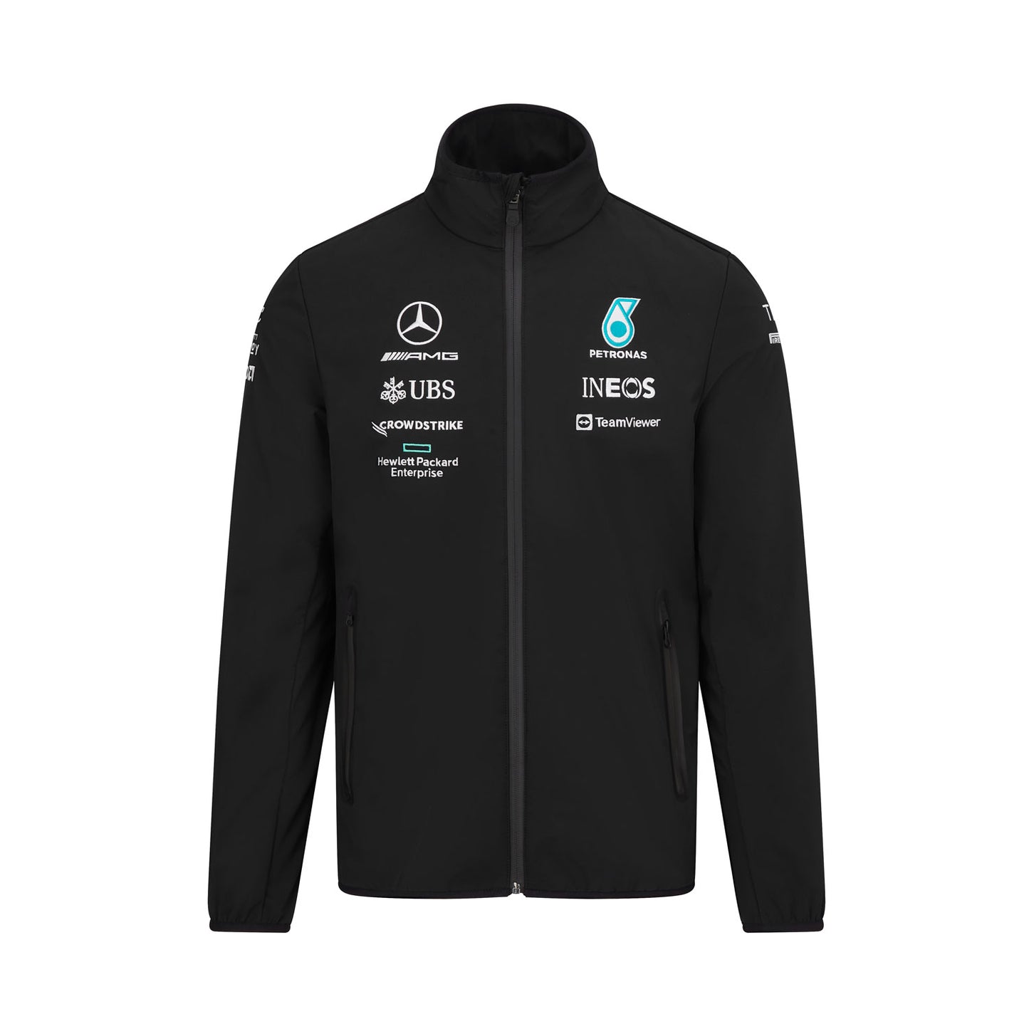 2022 Mercedes AMG Germany F1 Team Mens Softshell Jacket Black