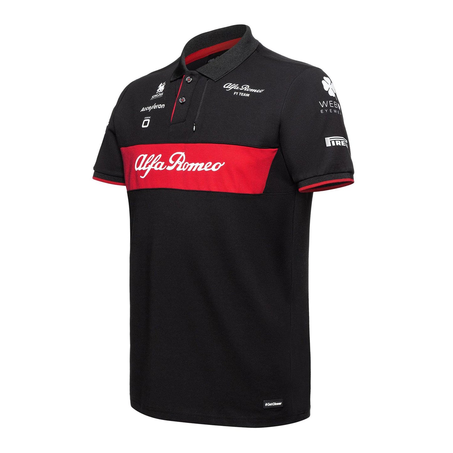 2023 Alfa Romeo Italy F1 Mens Team Polo Shirt