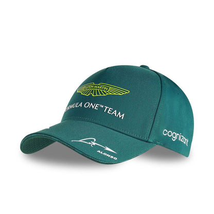 2023 Aston Martin UK F1 Mens Alonso Baseball Cap green - Rental Sports